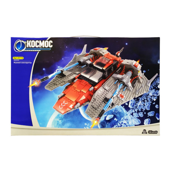 Детский конструктор "Космолет" Keedo 25116, 1584 элемента
