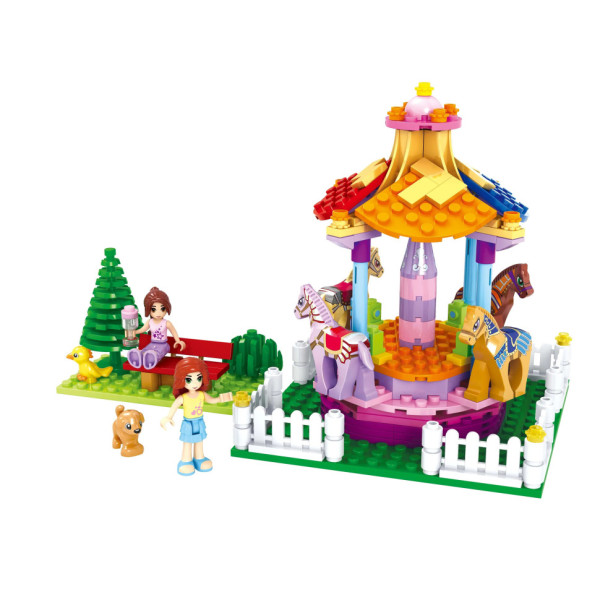 Детский конструктор "Детская площадка" Keedo 24507, 222 элемента