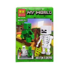 Конструктор Minecraft Bella RV-10187 Skeleton & Greeper