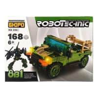 Конструктор KB 206A военный транспорт, 140-161 деталь