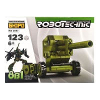 Конструктор KB 206A военный транспорт, 140-161 деталь