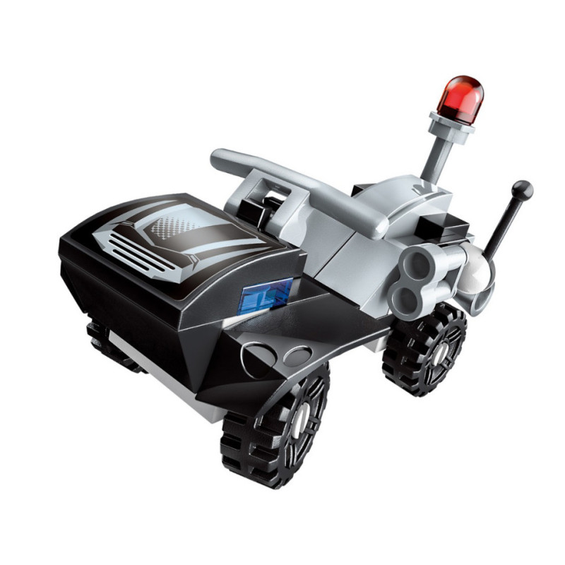 Конструктор Qman 1808Q-1-8 поліція, транспорт, 37-48 деталей