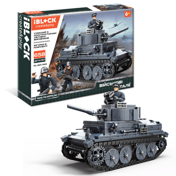 Іграшка конструктор IBLOCK PL-921-342 658 деталей (PL-921-342)