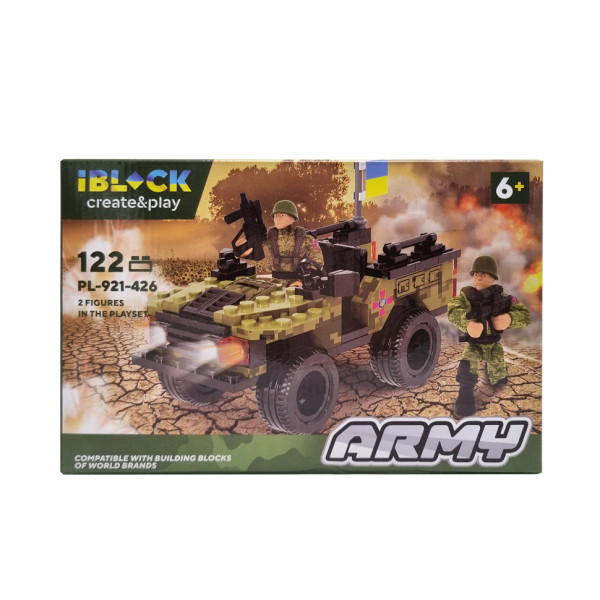 Конструктор дитячий Армія IBLOCK PL-921-426, 4 види Вид 4 (PL-921-426-4)