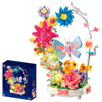 Дитячий конструктор "Butterfly garden" BB032 зі світлом, 914 деталей (BB032)