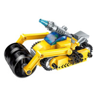 Детский Конструктор Qman 1408-1-8 транспорт, 76 дет Mobile Grader(1408Q-3)