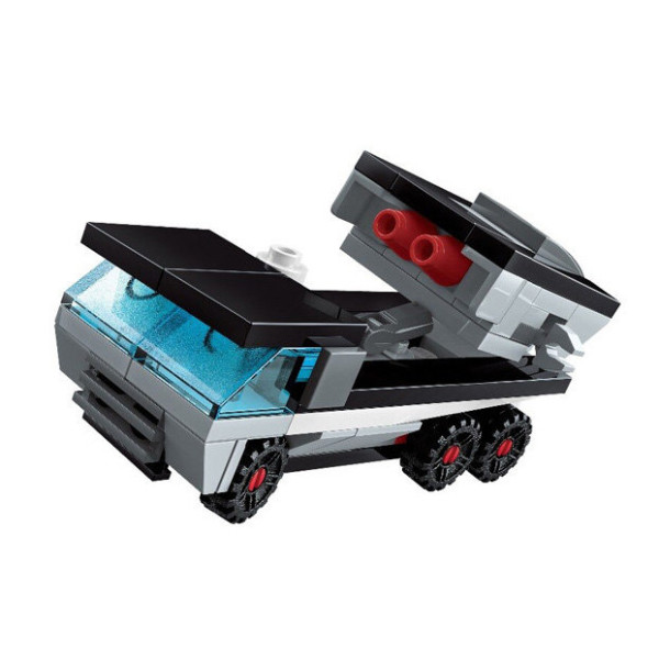 Конструктор Qman 1418Q-1-8 військовий транспорт 74-101 деталь  Ракетна установка (1418Q-6)