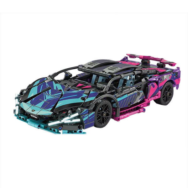 Дитячий авто-конструктор "Спорткар" 7604, 1280 деталей (7604)