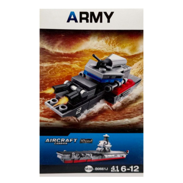 Дитячий конструктор "Aircraft carrier" M38-B0661-10, 41 деталь (M38-B0661-10)