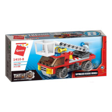 Конструктор Qman 1410-1-8 Пожежна техніка, 79 дет  Skywalker Rescue Vehicle (1410-8)