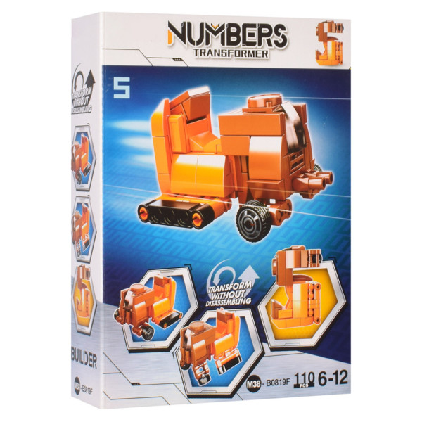 Конструктор BAMBI M38-B0819A 2в1, 86-110 деталей M38-B0819F (M38-B0819F)