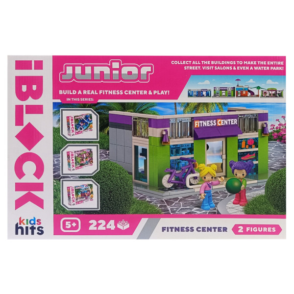 Конструктор дитячий "Фітнес-центр" KH08/004/2, 224 деталі (KH08/004/2)