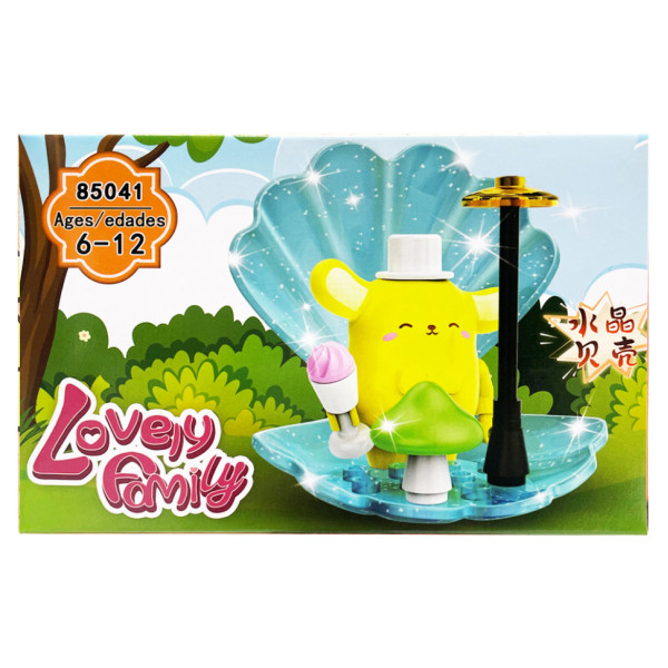 Дитячий ігровий конструктор "PomPomPurin" 85041-2 пластикові деталі (85041-2)