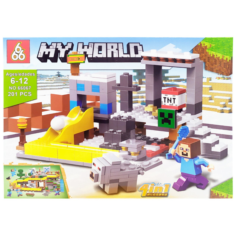 Конструктор "MINECRAFT" 66067, 201 деталь
