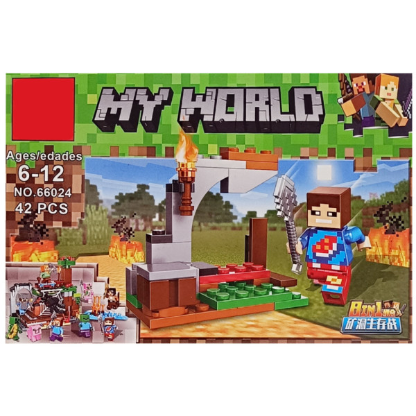 Конструктор дитячий "Minecraft" 66024K-6, 41 деталь (66024K-6)