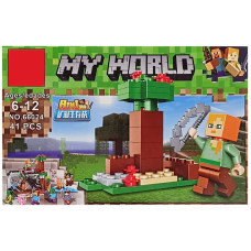 Конструктор дитячий "Minecraft" 66024K-3, 42 деталі (66024K-3)