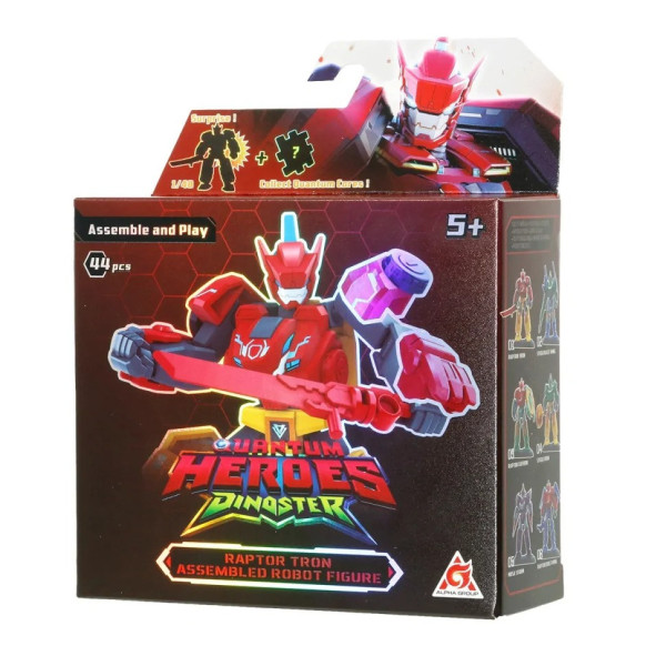 Дитячий робот-конструктор "Раптор Трон" Dinoster EU580881A-1, 45 деталей (EU580881A-1)