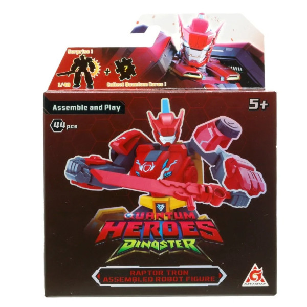 Дитячий робот-конструктор "Раптор Трон" Dinoster EU580881A-1, 45 деталей (EU580881A-1)