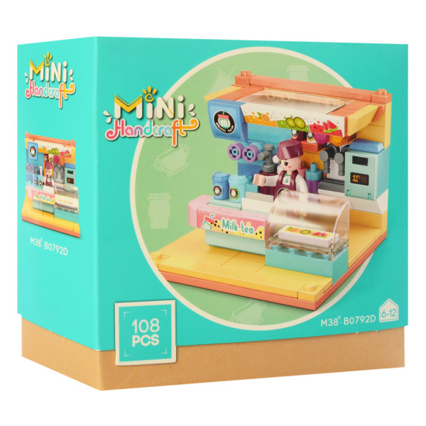 Конструктор BAMBI M38-B0792A магазин, фігурка, 99-117 деталей M38-B0792D (M38-B0792D)