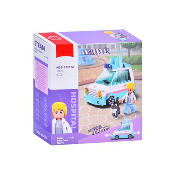Конструктор дитячий «Metropolis Hospital» M38-B1212A 103 деталі (M38-B1212A)
