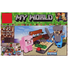 Конструктор дитячий "Minecraft" 66024K-2, 42 деталі (66024K-2)
