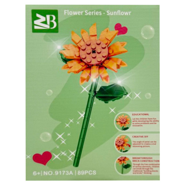 Конструктор дитячий "Sunflower" 9119A-9173A 89 деталей (9119A-9173A)