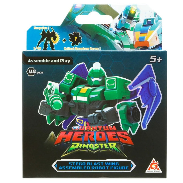 Дитячий робот-конструктор "Стего Бласт Вінг" Dinoster EU580881A-2, 45 деталей (EU580881A-2)