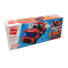 Дитячий Конструктор Qman 1416-1-6 транспорт, 88 дет  Smoke Evacuation Truck (1416-6)