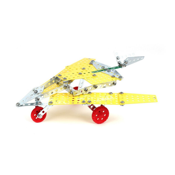 Дитячий Конструктор металевий "Літак-невидимка" ТехноК 4869TXK, 183 деталі (4869TXK)