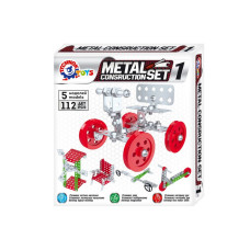 Дитячий "Конструктор металевий" ТехноК 6399TXK, 112 деталей (6399TXK)