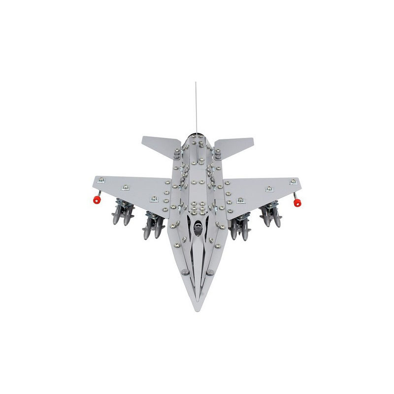 Дитячий металевий конструктор "Винищувач F16" 9598TXK 430 деталей