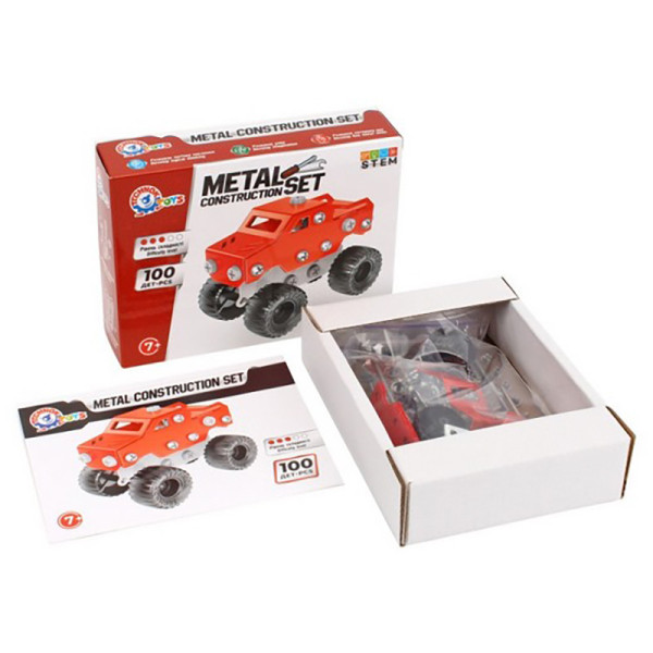 Дитячий металевий конструктор 1317TXK 100 деталей (1317TXK)