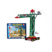 Конструктор металевий "Будівельний кран" 4838TXK, 303 деталі (4838TXK)