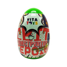 Конструктор у яйці "Герої" Vita Toys VTK 0074 100 деталей (VTK 0074)