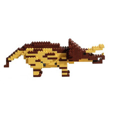 Конструктор PIXEL HEROES "Трицератопс" VTK 0106, 571 деталь (VTK 0106)