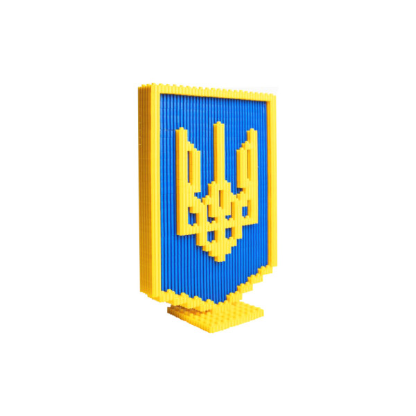 Конструктор PIXEL HEROES "Герб України" Vita Toys VTK 0064 404 деталі