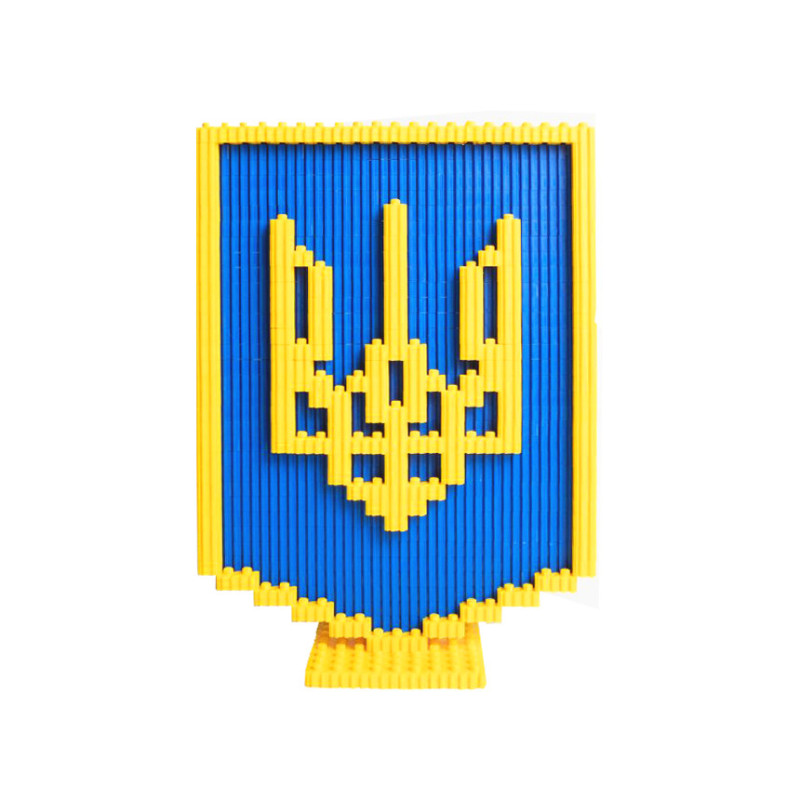 Конструктор PIXEL HEROES "Герб України" Vita Toys VTK 0064 404 деталі