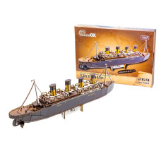 Дерев'яний 3D конструктор "Титанік" Арт-26912, 269 деталей                (Арт-26912)