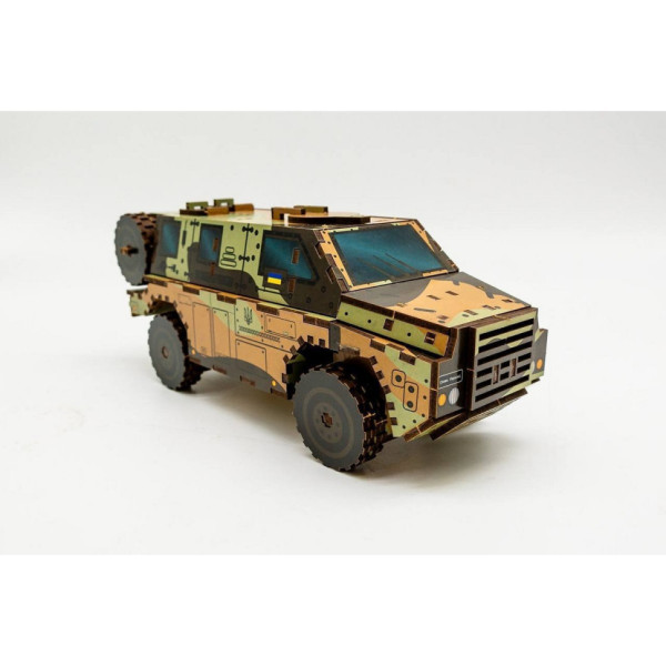 Дерев'яний 3D конструктор "Бушмастер" 139-0209, 139 деталей                                                                 (139-0209)