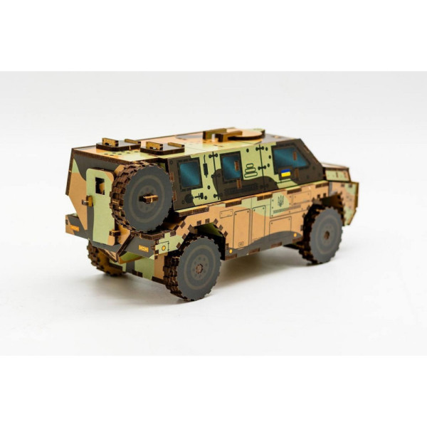 Дерев'яний 3D конструктор "Бушмастер" 139-0209, 139 деталей                                                                 (139-0209)