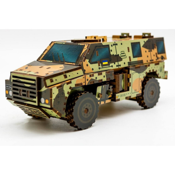 Дерев'яний 3D конструктор "Бушмастер" 139-0209, 139 деталей                                                                 (139-0209)