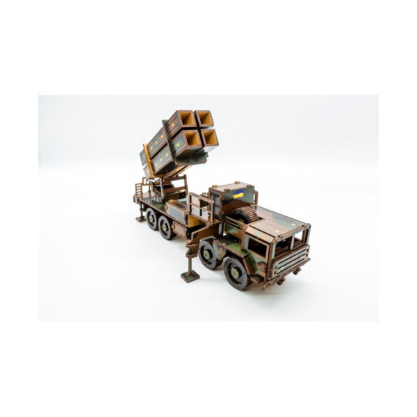 Дерев'яний 3D конструктор "ЗРК Patriot" Арт-25220, 220 деталей                                                                (Арт-25220)