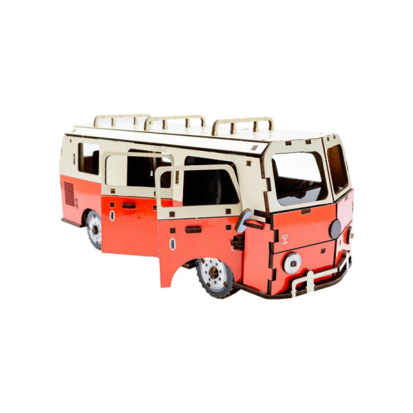 Дерев'яний 3D конструктор "Мікроавтобус" Puz-00926, 156 деталей                                                             (Puz-00926)