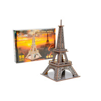 Дерев'яний 3D конструктор "Ейфелева вежа" Puz-00925, 58 деталей                                                            (Puz-00925)