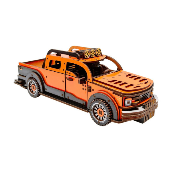 Дерев'яний 3D конструктор "Пікап" Puz-00931, 212 деталей                                                                    (Puz-00931)