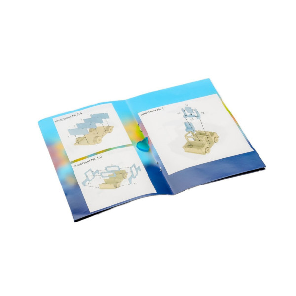 Дитячий дерев'яний 3D конструктор "Машинка" Puz-00930, 43 деталі (Puz-00930)