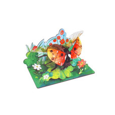 Дерев'яний пазл 3D "Ladybug" 68036W 49 деталей (68036W)