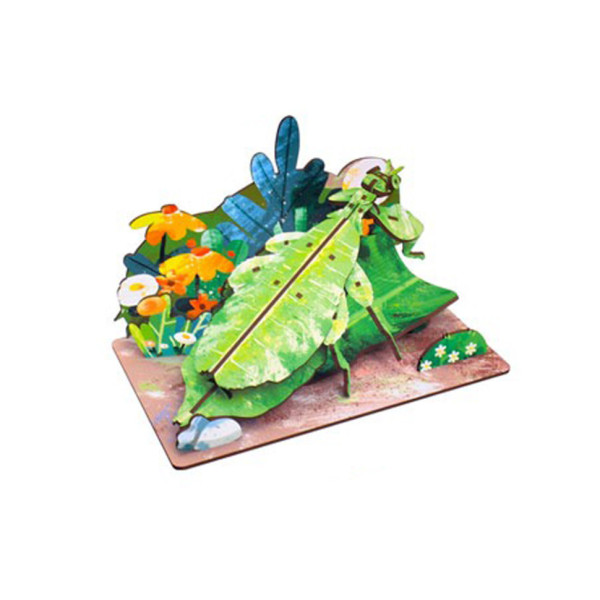 Дерев'яний пазл 3D "Phylliidae" 68038W 58 деталей  (68038W)