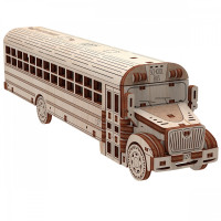 Дерев'яний 3D конструктор "Шкільний автобус" 10107,107 деталей (10107)