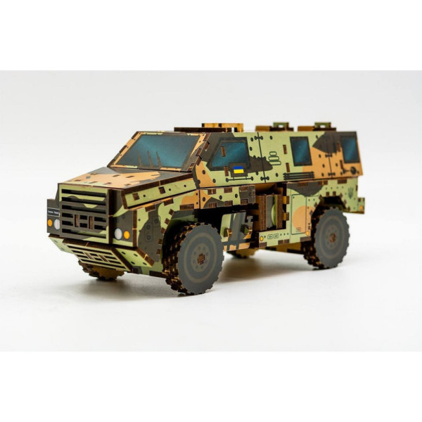 Дерев'яний 3D конструктор "Бушмастер" 139-0209, 139 деталей                                                                 (139-0209)